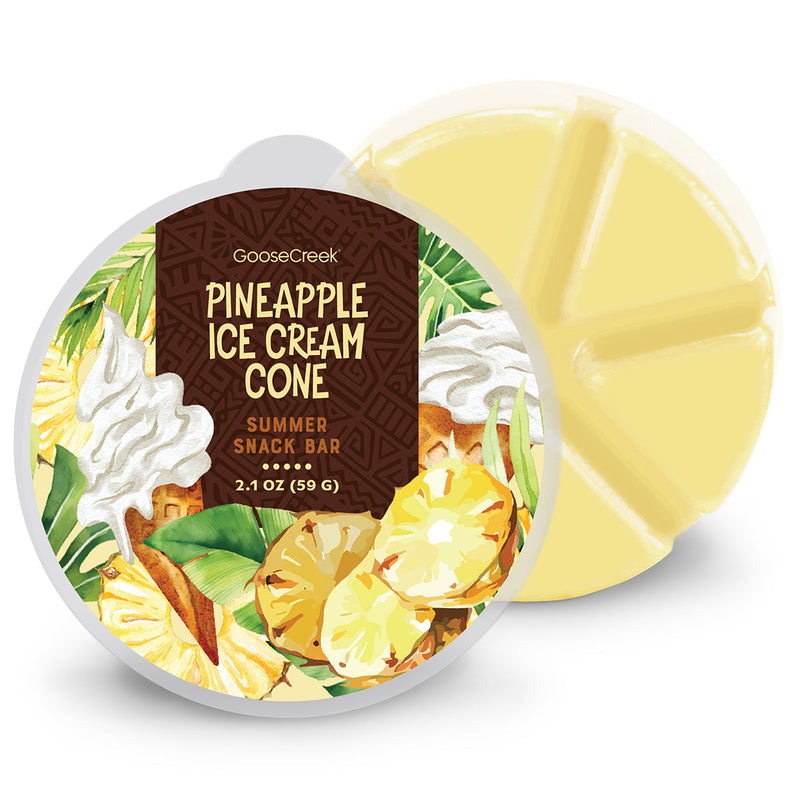 Pineapple  Ice Cream Cone Wax Melt
